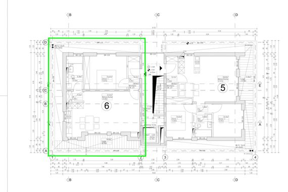 2-Raum Wohnung 2. Obergeschoss, Wohnung 6