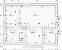 Grundriss Obergeschoss (Mietwohnung)
