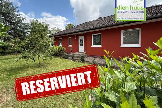 ! RESERVIERT! Bungalow mit gepflegtem Grundstück in idyllischer Lage