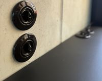 Detailansicht Schalter von Hager, Rosenthal-Porzellan